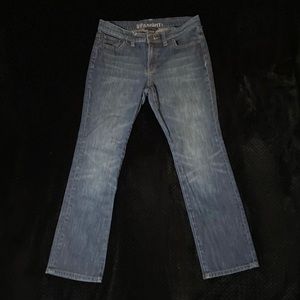 New York & Company Midrise Straight Leg Jeans. Size 8 Petite.